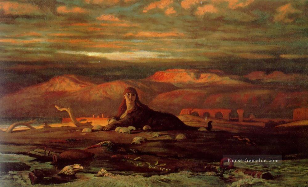 Die Sphinx der Küste Symbolik Elihu Vedder Ölgemälde